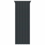 Vogelkooi 115x78x200 cm gegalvaniseerd staal antracietkleur