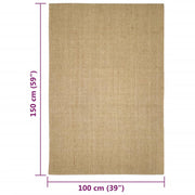 Sisalmat voor krabpaal 100x150 cm