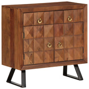Ladekast 70x35x70 cm massief acaciahout honingbruin