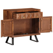 Ladekast 70x35x70 cm massief acaciahout honingbruin