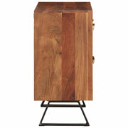Ladekast 70x35x70 cm massief acaciahout honingbruin