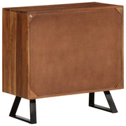 Ladekast 70x35x70 cm massief acaciahout honingbruin