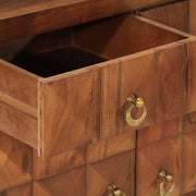 Ladekast 70x35x70 cm massief acaciahout honingbruin