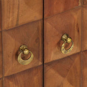 Ladekast 70x35x70 cm massief acaciahout honingbruin