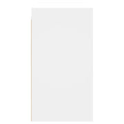 Wandkast met glazen deuren 68x37x68,5 cm wit