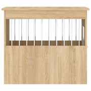 Hondenbench 55x75x65 cm bewerkt hout sonoma eikenkleurig