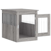 Hondenbench 55x75x65 cm bewerkt hout grijs sonoma