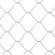 Hondenhok met deur 2x2x1,5 m gegalvaniseerd staal grijs