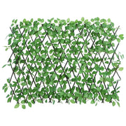 Kunstplant klimop op latwerk 5 st uittrekbaar 180x65 cm groen