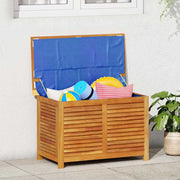 Tuinbox met jaloezieën 90x50x56 cm massief acaciahout