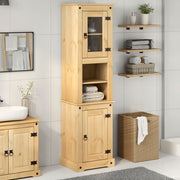 Badkamerkast Corona 50x40x185 cm massief grenenhout