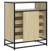 Ladekast 70x41x83,5 cm bewerkt hout sonoma eikenkleurig