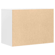 Ladekast 80x41x58 cm bewerkt hout wit