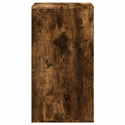Ladekast 60x41x76 cm bewerkt hout gerookt eikenkleurig