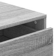 Ladekast 60x41x76 cm bewerkt hout grijs sonoma eikenkleurig