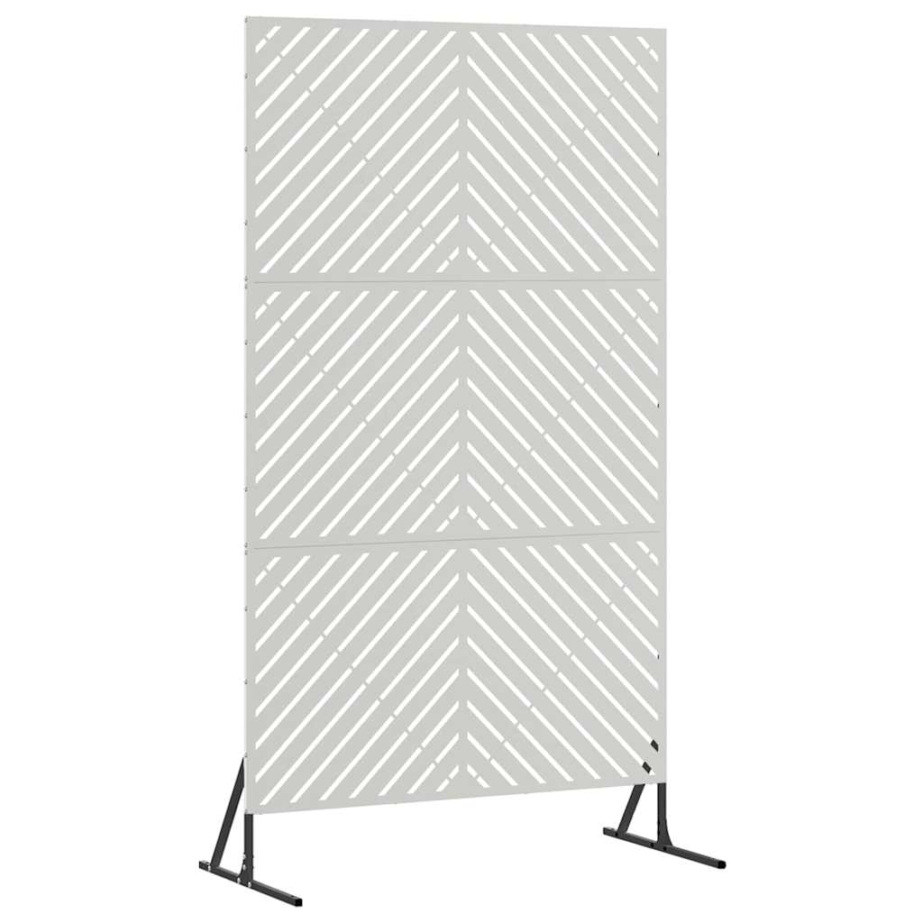 Privacyscherm 100 x 50 x 180 cm Roestvrij staal zilver
