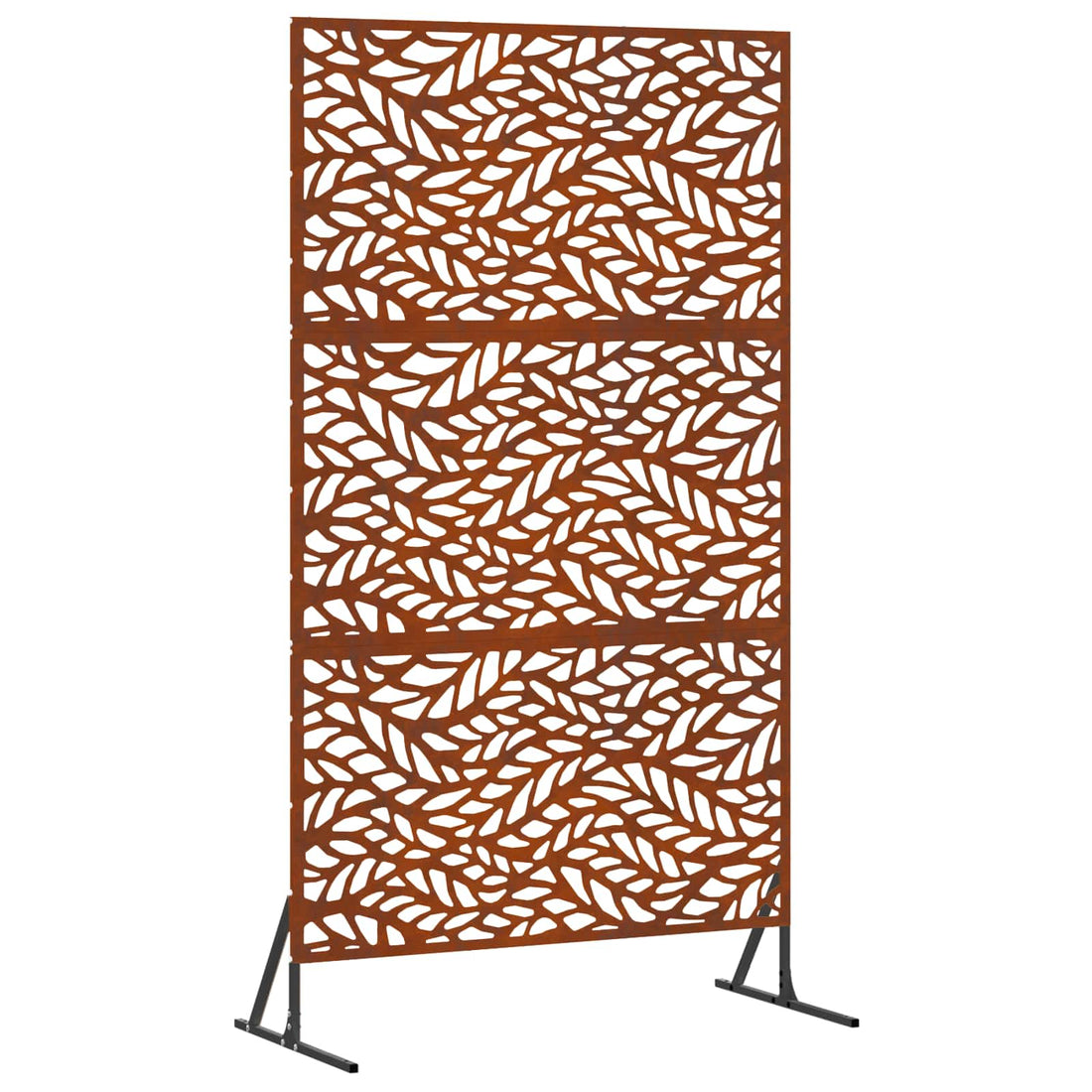 Privacyscherm 100 x 50 x 180 cm weervast staal Roestkleurig