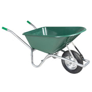 Kruiwagen 90 L 150 kg gegalvaniseerd staal en kunststof groen