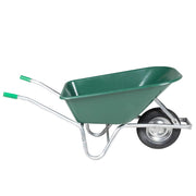 Kruiwagen 90 L 150 kg gegalvaniseerd staal en kunststof groen