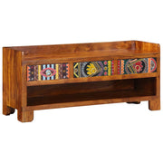 Schoenenbank Honingbruin 100 x 35 x 45 cm Massief Acaciahout