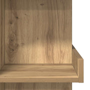 Bartafel met opbergrek 100x48x101,5 cm artisanaal eikenkleurig