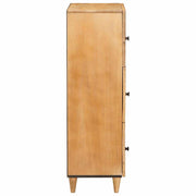 Highboard Lichtbruin 40 x 33 x 110 cm massief mangohout