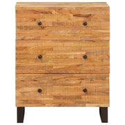 Opbergdressoir 60 x 33 x 75 cm massief mangohout Bruin