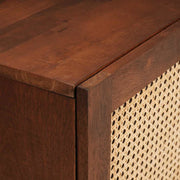 Nachtkastje 2 st Bruin 40 x 33,5 x 46 cm Massief acaciahout