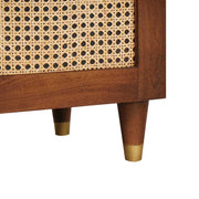 Nachtkastje 2 st Bruin 40 x 33,5 x 46 cm Massief acaciahout