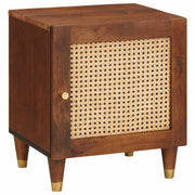 Nachtkastje 2 st Bruin 40 x 33,5 x 46 cm Massief acaciahout