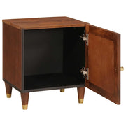 Nachtkastje 2 st Bruin 40 x 33,5 x 46 cm Massief acaciahout