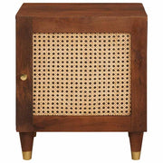 Nachtkastje 2 st Bruin 40 x 33,5 x 46 cm Massief acaciahout