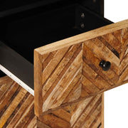 Badkamerkast Bruin 38 x 33,5 x 160 cm massief mangohout