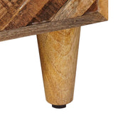 Badkamerkast Bruin 38 x 33,5 x 160 cm massief mangohout