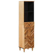 Badkamerkast Bruin 38 x 33,5 x 160 cm massief mangohout