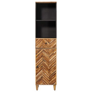 Badkamerkast Bruin 38 x 33,5 x 160 cm massief mangohout