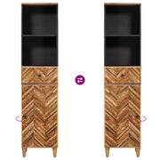 Badkamerkast Bruin 38 x 33,5 x 160 cm massief mangohout