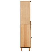 Badkamerkast Bruin 38 x 33,5 x 160 cm massief mangohout