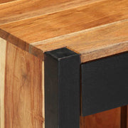 Nachtkastje 2 st Bruin 40 x 35 x 50 cm Massief Acaciahout