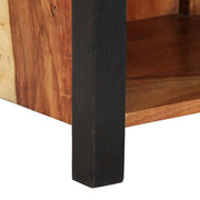 Nachtkastje 2 st Bruin 40 x 35 x 50 cm Massief Acaciahout