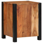 Nachtkastje 2 st Bruin 40 x 35 x 50 cm Massief Acaciahout