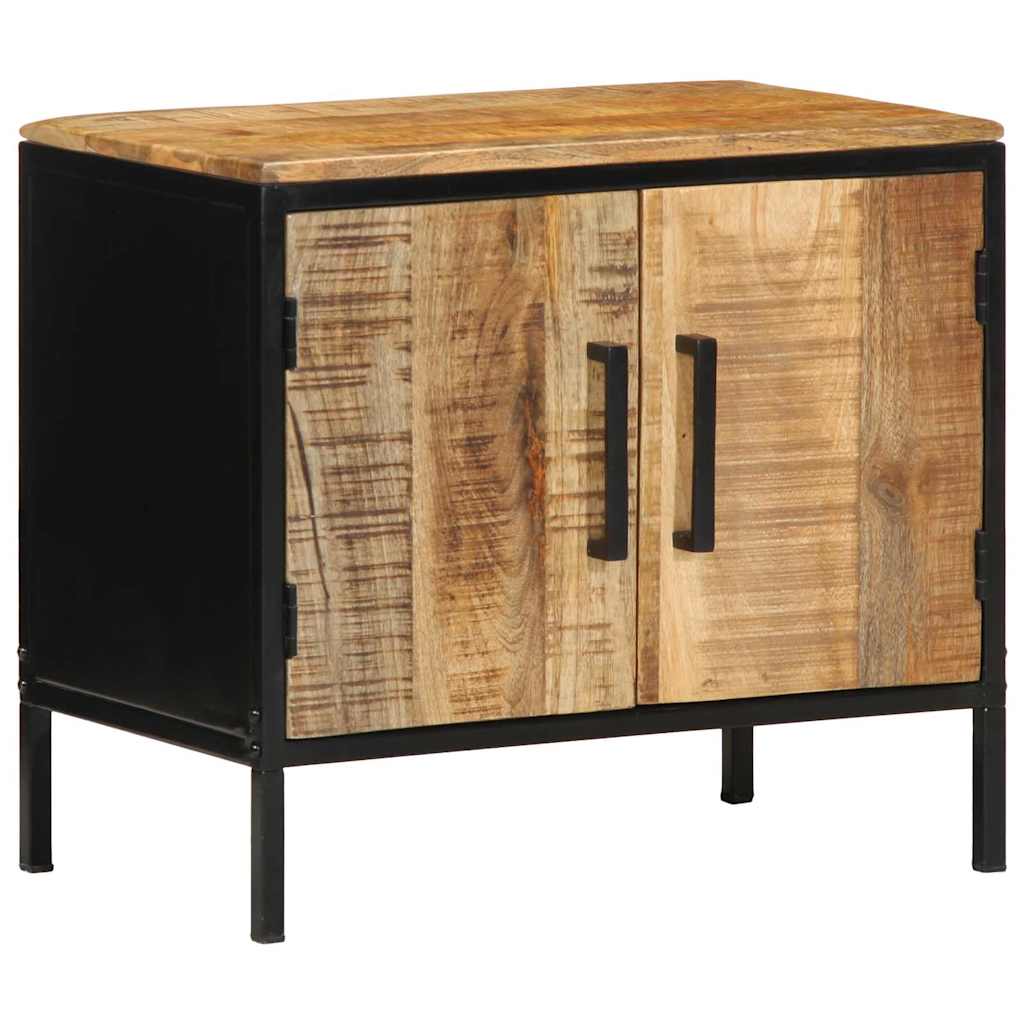 Nachtkastje 2 st Bruin en zwart 50 x 30 x 45 cm