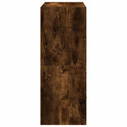 Kasten met 4 lades 2 st 60x31x40 cm bewerkt hout gerookt eiken