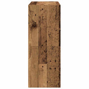Kasten met 4 lades 2 st 60x31x40cm bewerkt hout oud houtkleurig