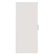 Opbergkast 50x45x103,5 cm bewerkt hout wit