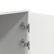 Opbergkast 50x45x103,5 cm bewerkt hout wit