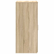 Opbergkast 50x45x103,5 cm bewerkt hout sonoma eikenkleurig