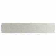 Gazonrand 30 st 20 x 103 cm Roestvrij staal zilver