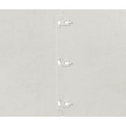 Gazonrand 10 st 25 x 103 cm Roestvrij staal zilver