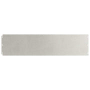 Gazonrand 20 st 25 x 103 cm Roestvrij staal zilver